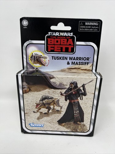 Star Wars Vintage Collection Tusken Warrior & Massiff Book Of Boba Fett 3.75”
