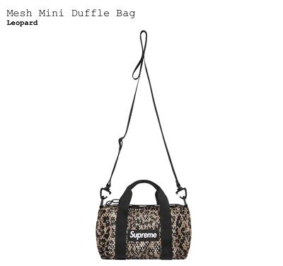 Supreme Mini Mesh Duffle Bag Black (CONFIRMED ORDER) | eBay