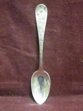 Sterling Towle No. 43 FLORAL 5 O'CLOCK TEASPOON  5 1/2" 18g  Monogram  H