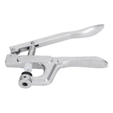 Snap Fasteners Kit Sewing Button Punching Machine Pressing Pliers Tools Set