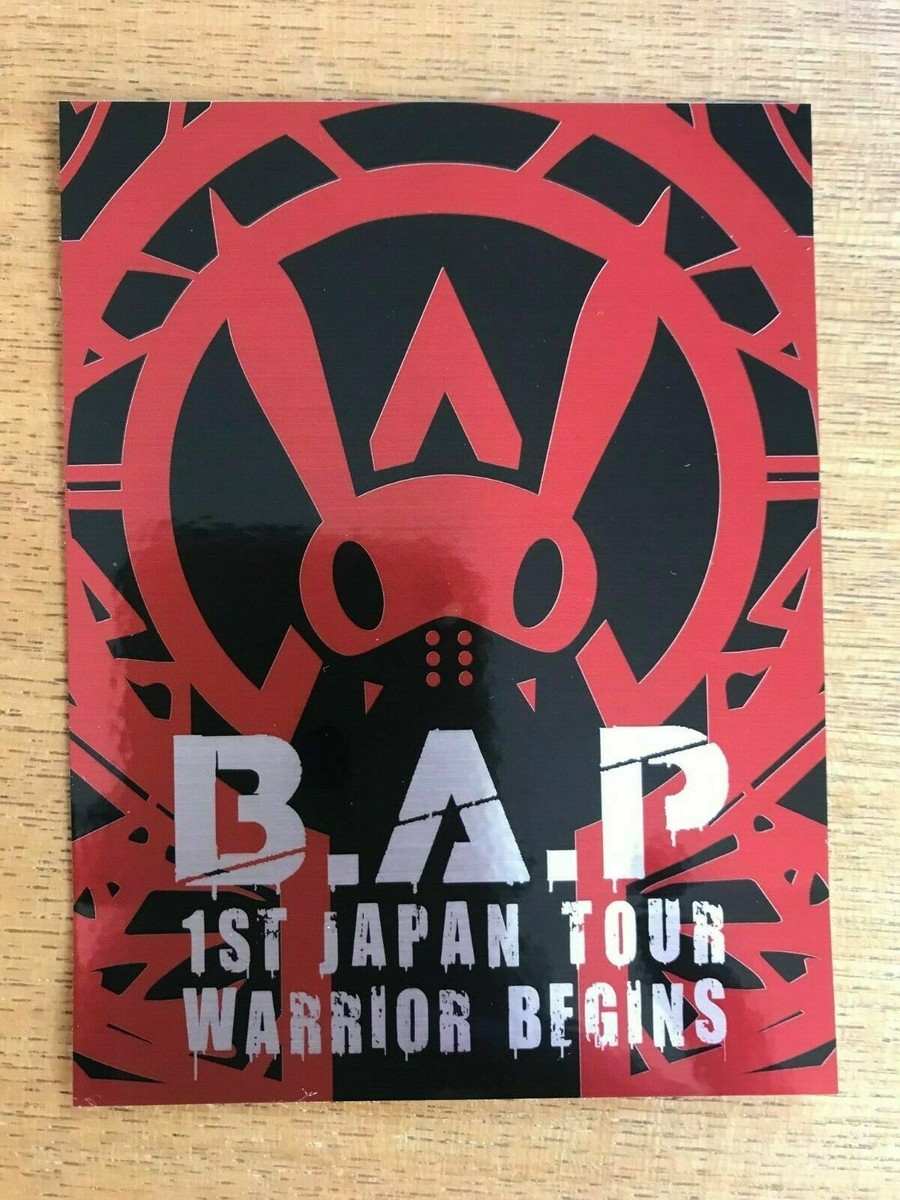 【初回限定版】DVD『B.A.P 1ST JAPAN TOUR:WARRIOR BAP 1ST JAPAN TOUR LIVE DVD WARRIOR Begins special gift 4 Stickers