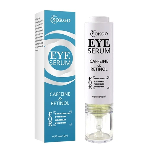 Crema Contorno de Ojos Cafeína y Retinol - Antienvejecimiento y Desinflamante
