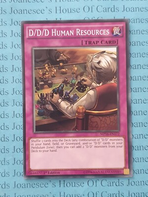 MP16-EN172 D/D/D Human Resources Yu-Gi-Oh Card 1st Edition New
