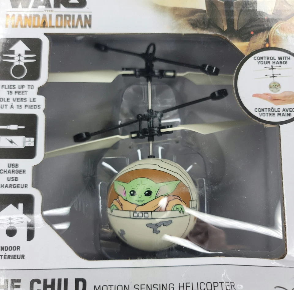 Star Wars The Mandalorian The Child Motion Sensing Helicopter NEW - Image 2 of 4