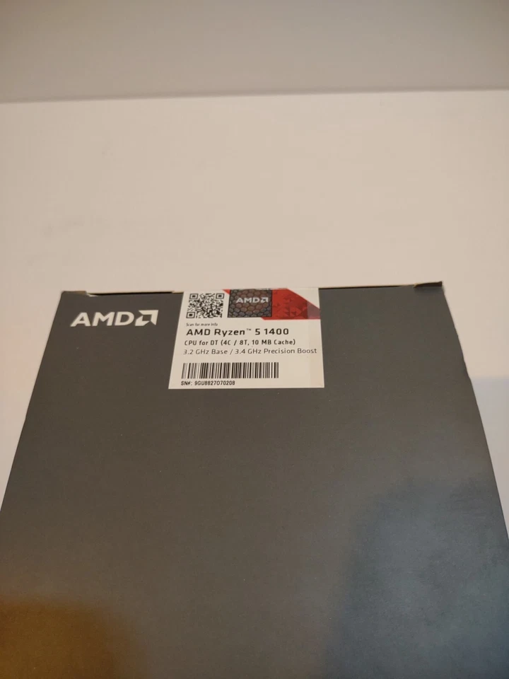 AMD Ryzen 5 1400 3200MHz Quad-Core Processor YD1400BBAEBOX NEW - Image 2 of 4
