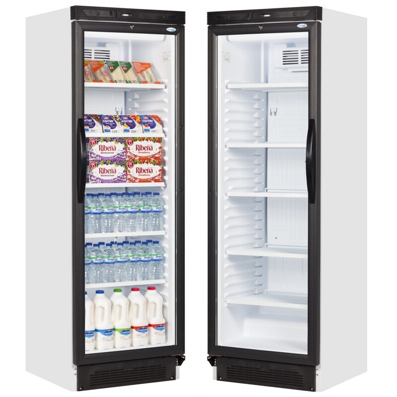 NEW RIGHT HANDED SINGLE GLASS DOOR DRINKS DISPLAY COOLER FRIDGE BOTTLE CHILLER - Image 4