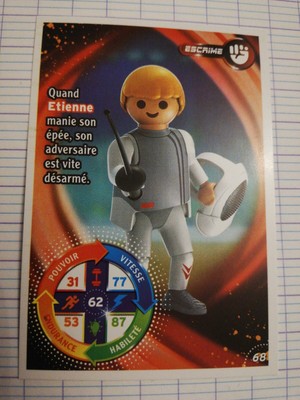 Carte Editions Rencontre 1977 – Escrime, Véronique Trinquet, Collection Sport