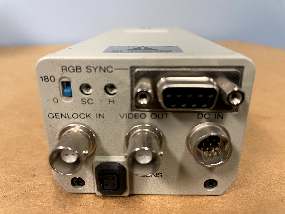 SONY CCD-IRIS/RGB - Color Video Camera Untested For Parts or