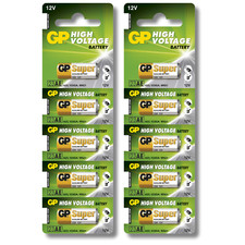 10x GP 23A A23 Batteries MN21 12V High Voltage Alkaline LRV08 Door Bell Chime