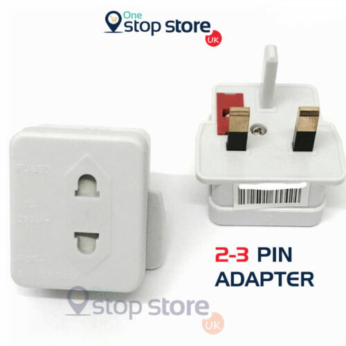 Adapter 2 do 3 pinów do elektrycznej szczoteczki do zębów i golarki Braun ORAL B Philips - Zdjęcie 1 z 3