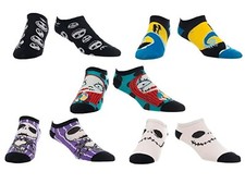 Nightmare Before Christmas 5pk Women's No Show Socks - 9-11 - NWT