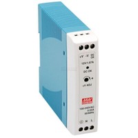 Meanwell MDR-20-12, Dc Ac Hutschienen-Netzteil, Din, 20W 12V 1,67A
