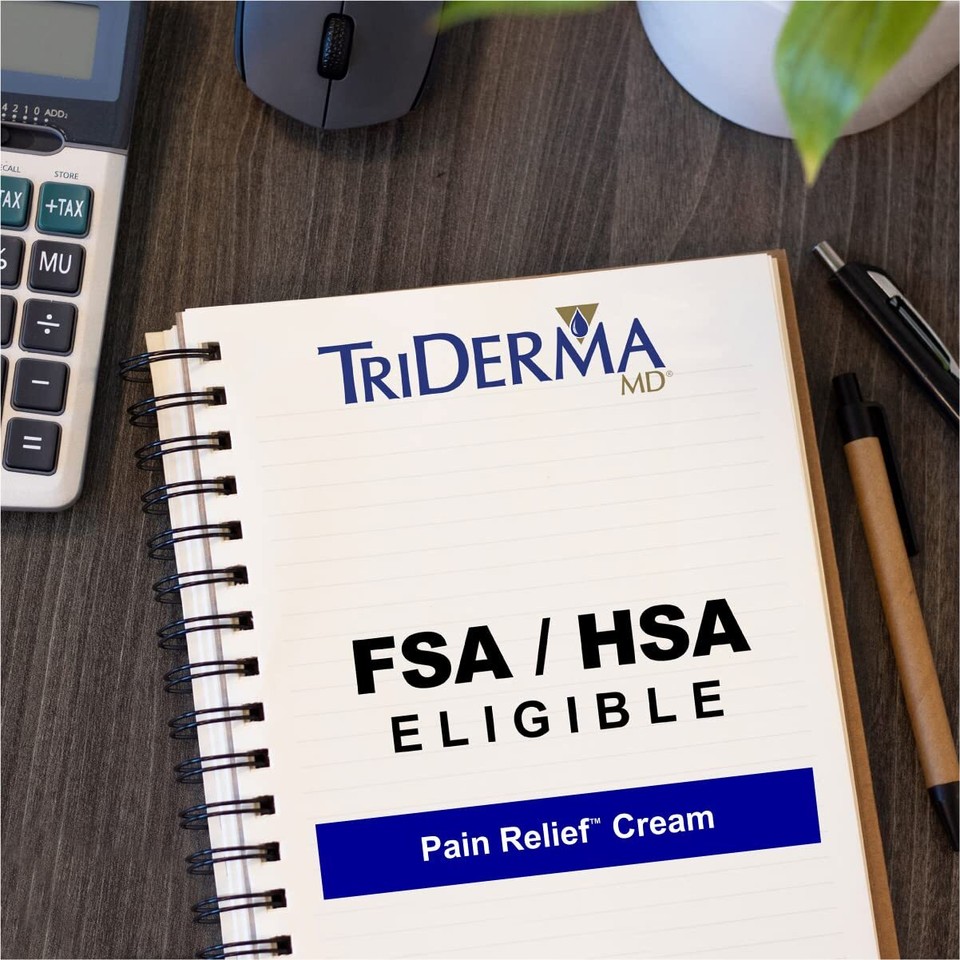 Pain Cream Maximum Strength, FSA Eligible Heel, Foot Pain, Back, Neck