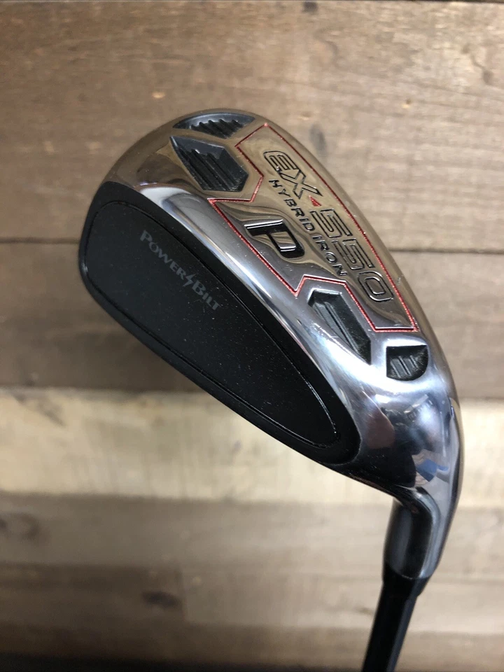DEMO RH Mens Powerbilt Golf EX-550 Hybrid Iron #PW "R" Flex Clubs 5702-EXPW - Image 2 of 4
