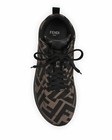 100% AUTHENTIC NEW WOMEN FENDI FREEDOM ZUCCA HIGHTOPS SNEAKER US 7 — photo 3