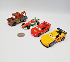 Disney Pixar Cars WGP Lot x4 Lightning Jeff Francesco Mater Diecast Metal 1:55