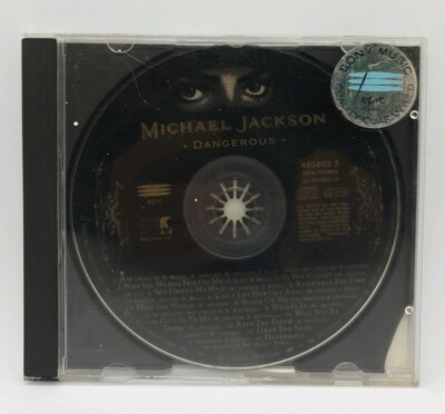Michael Jackson - Dangerous CD Album 1991,Black or White,Remember, NO INLAY CARD
