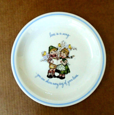 Rusties Collector's Plate Dish ''Love is a Song''  Spring/Sumer By Brownie 9'' Wide