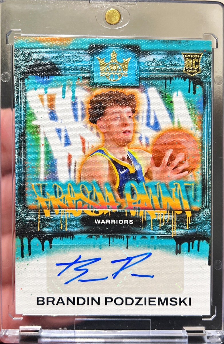 2023-24 Court Kings Brandin Podziemski Fresh Paint Rookie Auto 