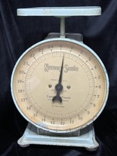 Vintage 1960s Nursery Scale made in USA light blue