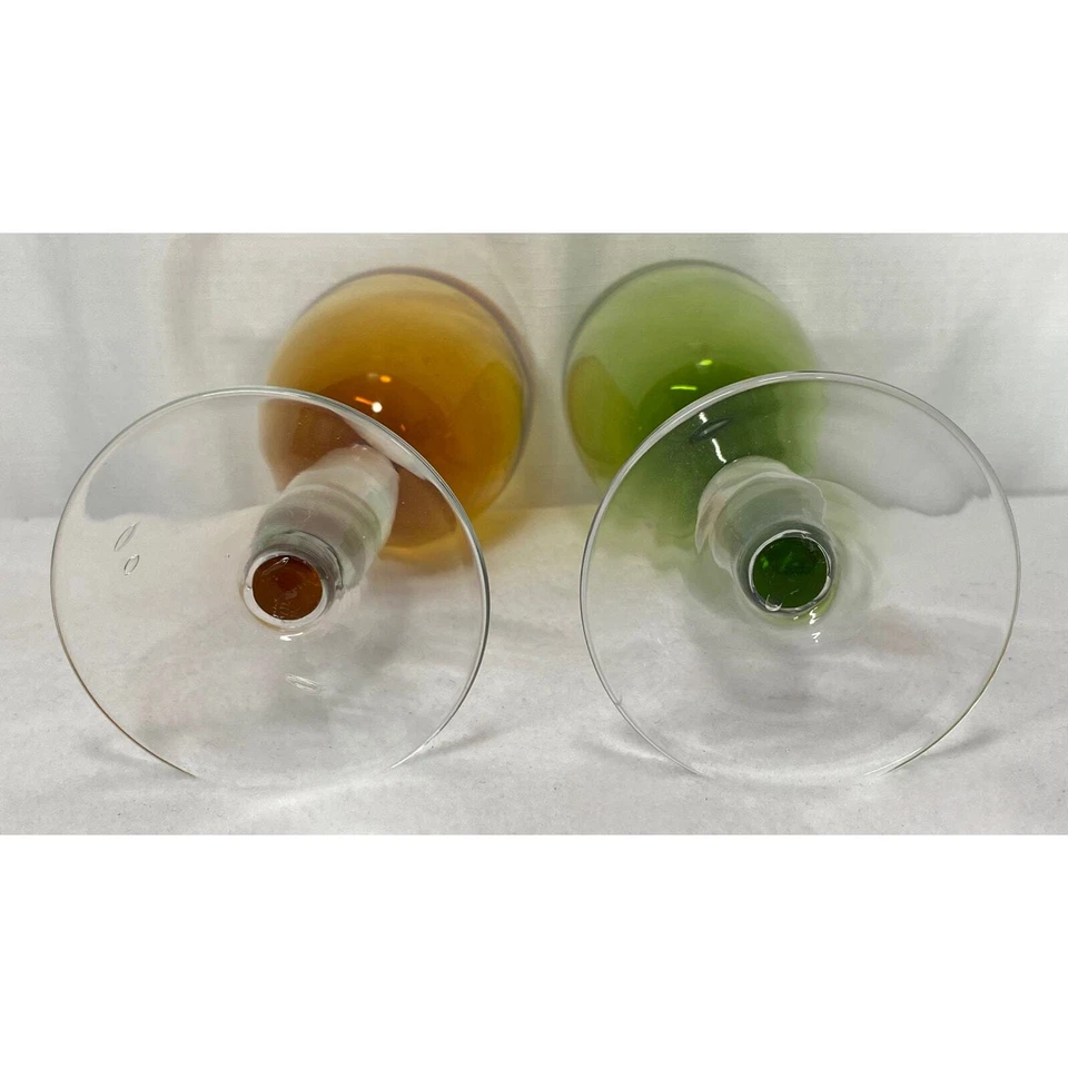 Juego de 4 copas de agua de vino con copa tono joya Noritake Foto 4 de 4