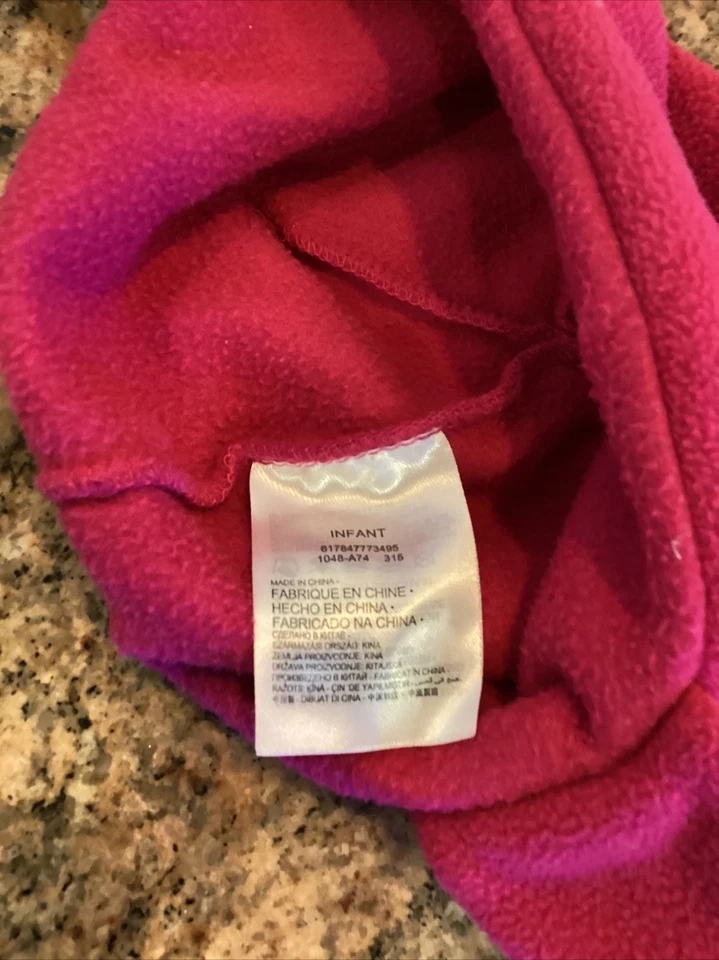 Nike Air Jordan Jumpman Bebé Niñas Polar Sombrero Rosa Usado en Excelente Condición Foto 3 de 4