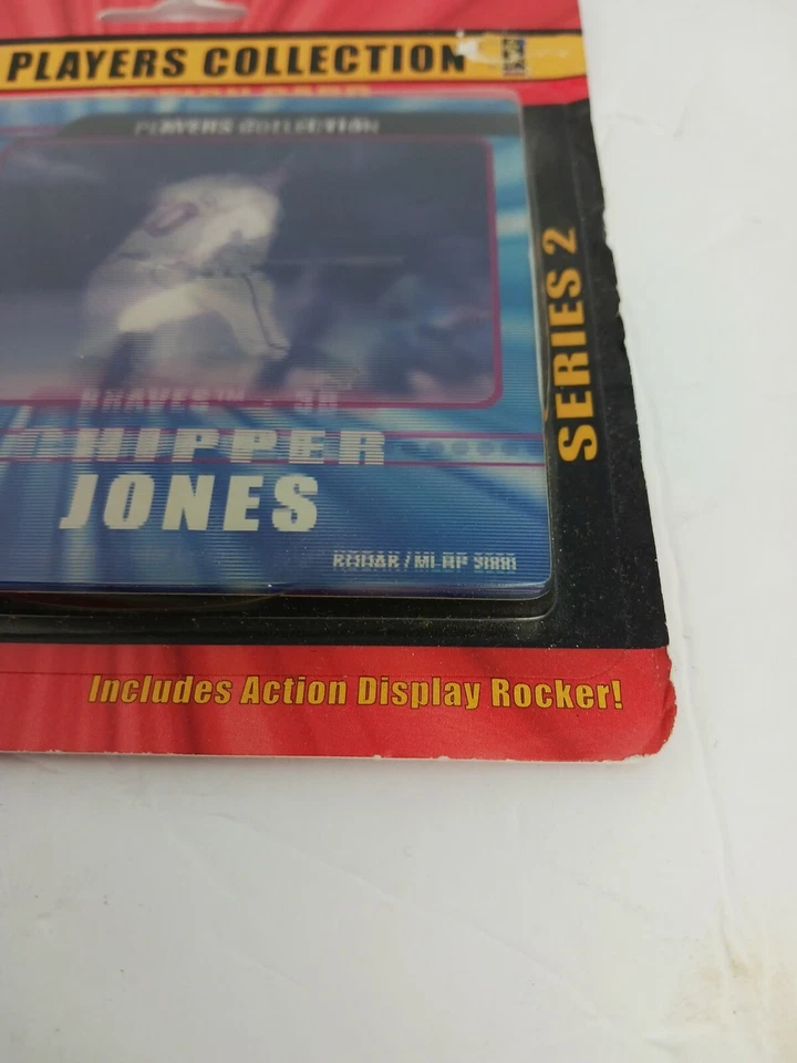 Tarjeta de movimiento Kodak Chipper Jones 2000 nueva sellada de colección MLB Braves Foto 4 de 4