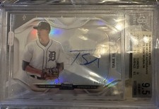 Topps 2020 Bowman Sterling Tarik Skubal Tigers BDCA-TS Auto Die-Cut BGS 9.5