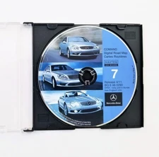 2000–2005 Mercedes-Benz GPS Navigation DVD Map 7 Update OEM - New England USA