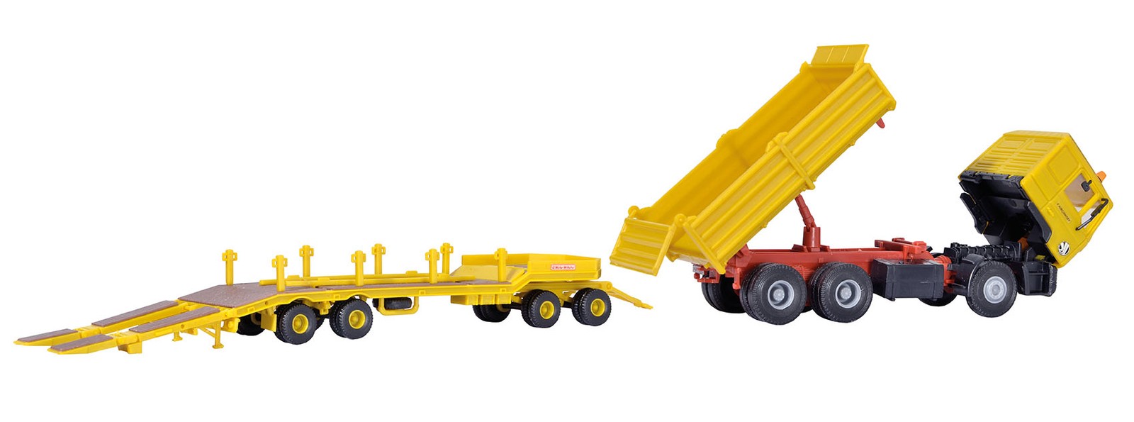 Kibri 14066 - H0 MAN Tipper With Low Loader KIRCHHOFF - New