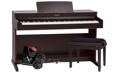 E-Piano Klavier Steinmayer DP-321 mit Hocker, Kopfhörer und Klavierschule. 