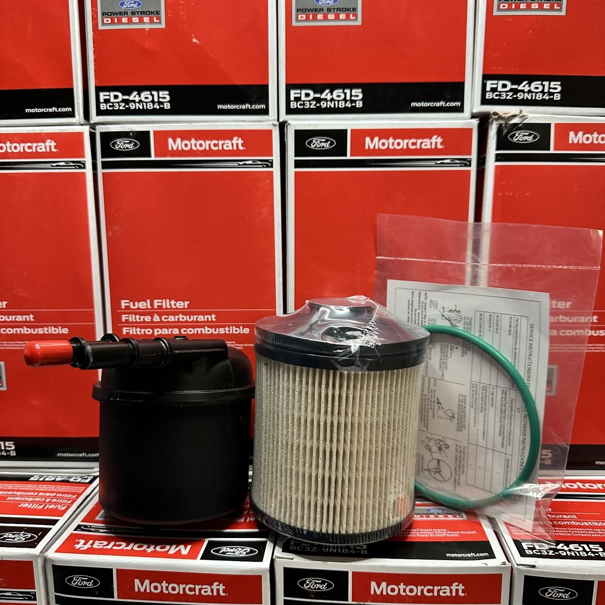 OEM Motorcraft FD4615 Diesel Fuel Filter Ford 6.7L Powerstroke