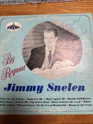 Autographed Jimmy Snelen - By Request Vinyl Record