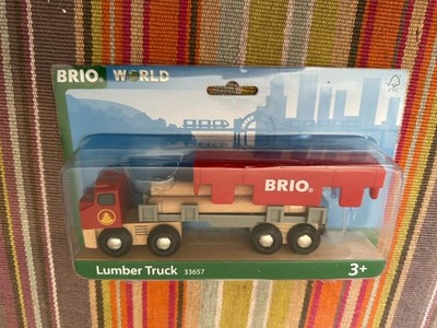 33657 BRIO World Wooden Train Lumber Truck! NIB! Thomas!