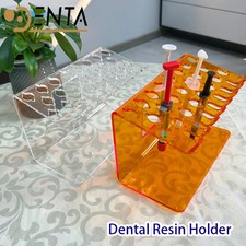 Composite Resin Holder Transparent Orange - Tool Storage Case & Accessories.