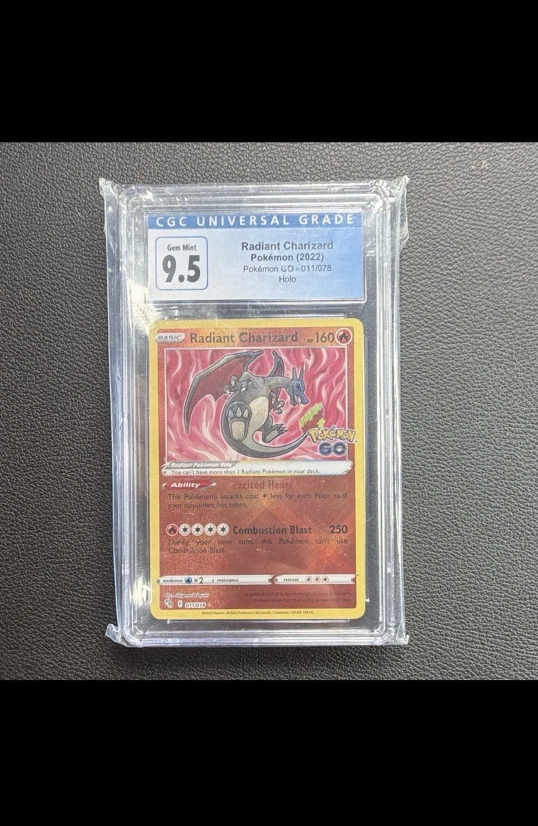 Charizard Pokémon TCG Grade 9.5 Individual Collectible Card Game