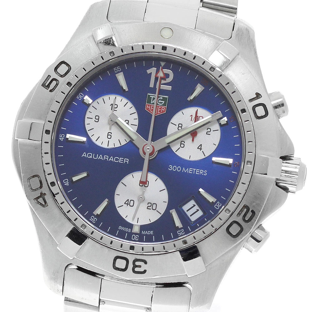 TAG HEUER Aquaracer Chronograph Quartz Men's Watch Used