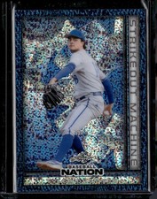 2025 Leaf Baseball Nation Tyler Bremner Strikeout Machines Sparkles Blue 7/7