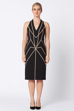 $1650 ALEXANDER MCQUEEN Halter Midi Dress IT40 / US4,