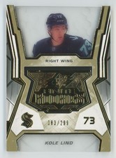 2021-22 SPx Finite Rookies Gold Kole Lind RC 083/299 #F-24