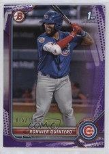 2022 Bowman Prospects Purple Pattern Border 15/199 Ronnier Quintero #BP-124 0o3x