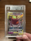 Pokémon Gengar & Mimikyu GX TAG TEAM Ultra Rare 53/181 Team Up Holo BGS 9 2019