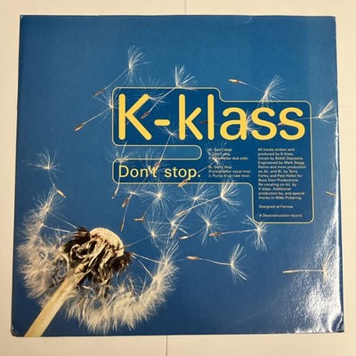 K-Klass - Don't Stop - Deconstruction 12'' 1992UK House - 12R 6325