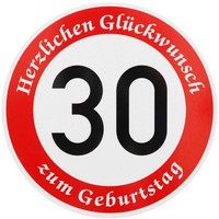 Stvo Verkehrszeichen 274-30 Mit Geburtstagstext Verkehrsschild StraßEnschild RA1