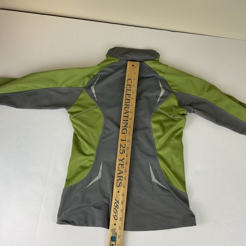 Mountain Hardwear Windstopper Soft Shell Jacket Womens small Green Gray - Picture 5 of 12