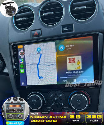 For 2008-2012 Heavenly Voice Radio Carplay w/Cam Backup Camera BT WiFi