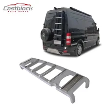 Fits for 2020-2024 Mercedes Benz W907 Sprinter Truck Step Tailgate Ladder