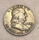 1958-D Franklin Half Dollar, 90% Silver