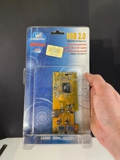 U2PCI-3 Kingwin Hi Speed USB 2.0 PCI Adapter Card For Desktop New