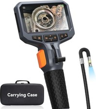 Dual Lens Two-Way Articulating Borescope Industrial Endoscope for Automotive
